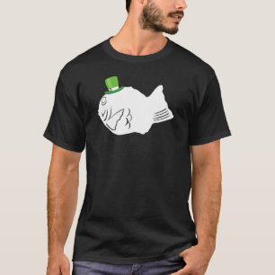 Camiseta Grande Leprechaun Peixe Irlandês Dia de São Patríc