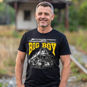 Camiseta Grande Loco a Vapor Big Boy 4014. Classe 4000 da U