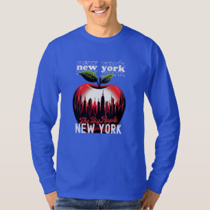 Camiseta Grande Maçã NOVA IORQUE Gráfico Retroativo