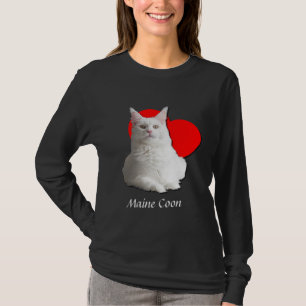 Camiseta Grande Maine Coon Gato Adora Moggy  