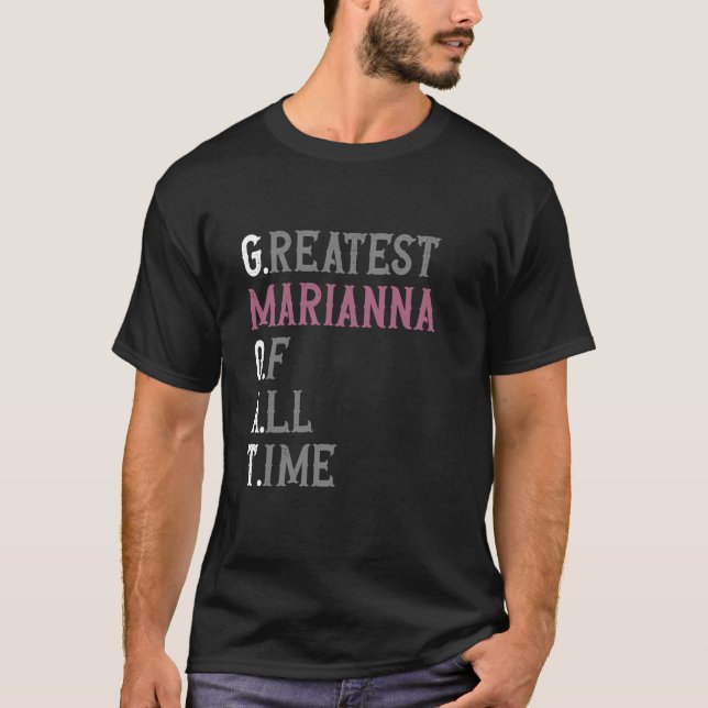 Camiseta Grande Mariana de sempre GOAT Marianna (Frente)
