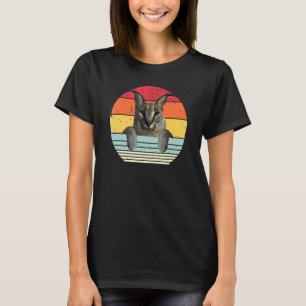 Camiseta Grande Meme Floppa Gato Caracal Fofo vintage angus