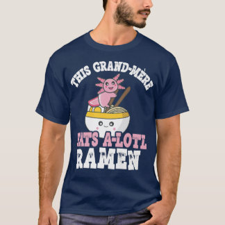 Camiseta Grande Merda Ramen Axolotl Pun Grande Merda Come M