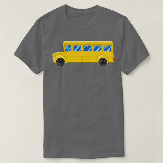 Camiseta Grande motorista de ônibus escolar que leva as cri (Frente do Design)