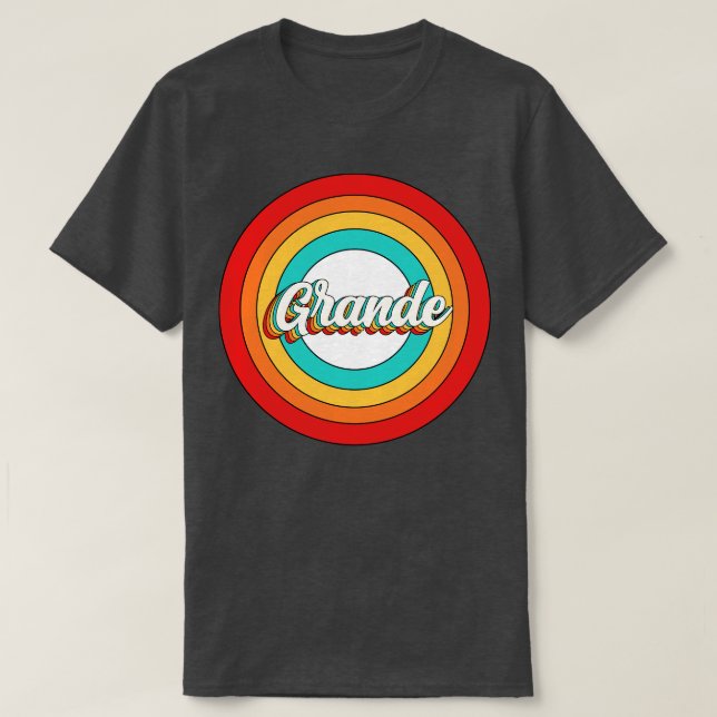Camiseta Grande Name Shirt Vintage Grande Circ (Frente do Design)