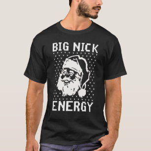 Camiseta Grande Nick Energy Family Papais noeis de Natal Xm