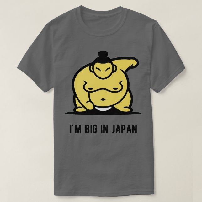 Camiseta Grande No Japão, Luta De Luz De Sumo (Frente do Design)