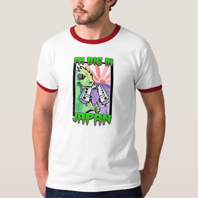 Camiseta Grande no t-shirt feliz de Japão (Frente)