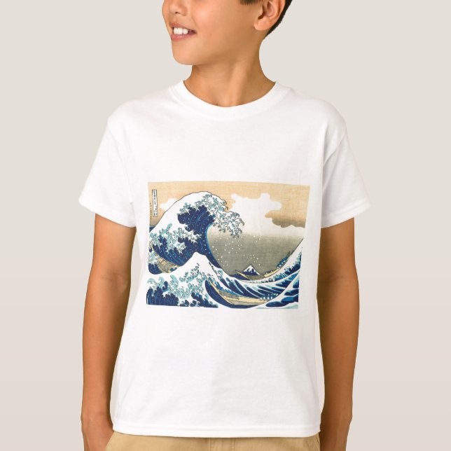 Camiseta Grande onda de Hokusai (Frente)