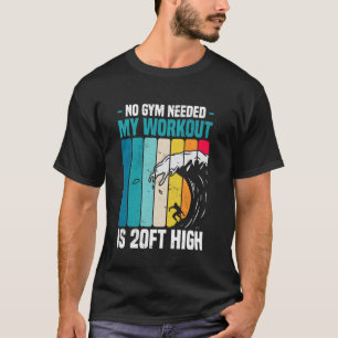 Camiseta Grande Onda de Surf Sem Treino de Academia Necessá