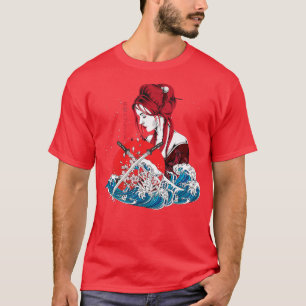 Camiseta Grande onda Kanagawa Japão, Anime