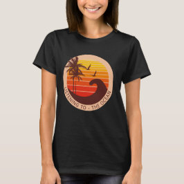 Camiseta Grande onda - Ouvindo o T-Shirt oceânico