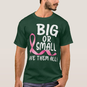 Camiseta Grande Ou Pequeno Guarde-Os Todos A Friso Rosa, Su