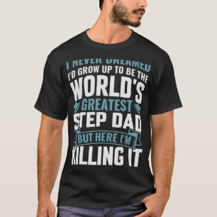 Camiseta Grande padrasto engraçado dizendo padrasto humorís