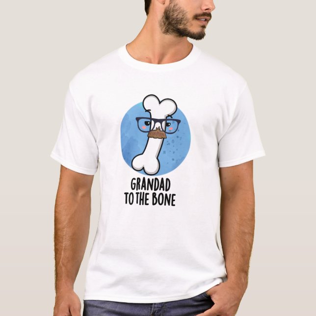 Camiseta Grande Pai Ao Vovô Engraçado De Osso (Frente)