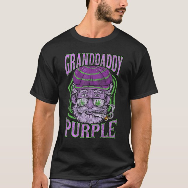 Camiseta Grande Pai Roxo Avô Roxo Estirpe Roxo (Frente)