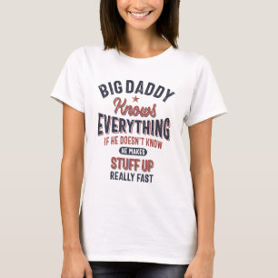 Camiseta Grande Pai sabe tudo Padre Vovô