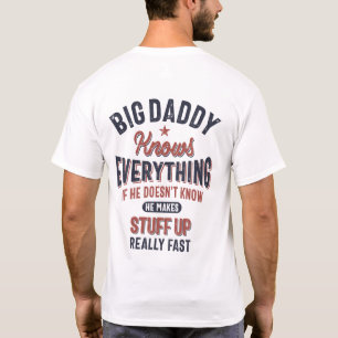 Camiseta Grande Pai sabe tudo Pai avô