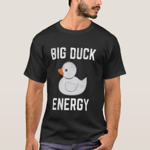 Camiseta Grande Pato Engraçado Energia Memória Cinza Borrac