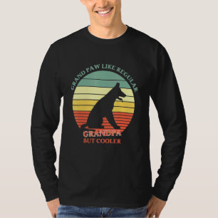 Camiseta Grande Paw Como Um Vovô Comum Mas Um Pai Mais Lega