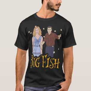 Camiseta Grande Peixe Tim Burton - "O tempo pára"
