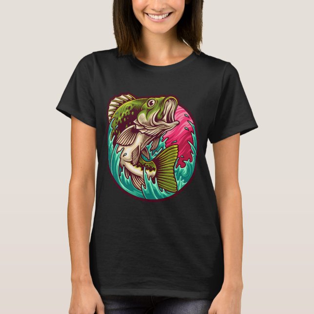 Camiseta Grande Pesca de Robalo (Frente)