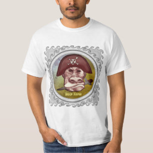 Camiseta Grande Pirata de Macaco Mau