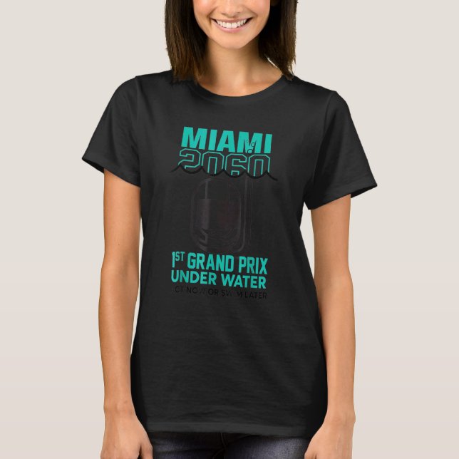 Camiseta Grande Prêmio Da rua Miami 2060-10 Em Lei Da Água  (Frente)