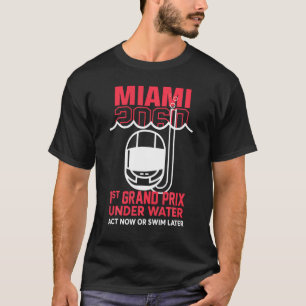 Camiseta Grande Prêmio Da rua Miami 2060 Com Lei Da Água Ag