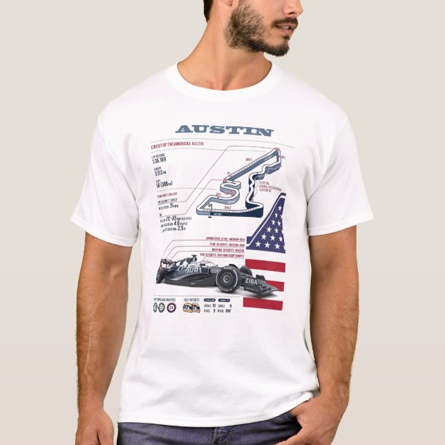 Camiseta Grande Prêmio de Austin - CIRCUITO DAS AMÉRICAS (Frente)