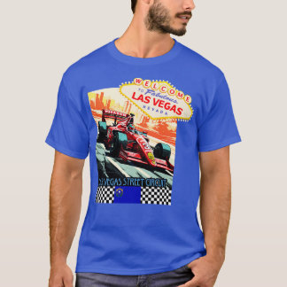 Camiseta Grande Prêmio de Las Vegas Fórmula 1 Nevada F1 usa