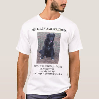 CAMISETA GRANDE, PRETO E BONITO