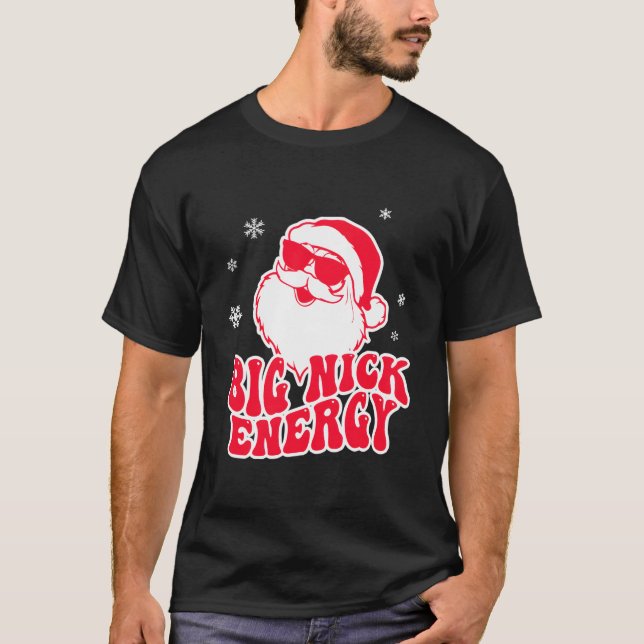 Camiseta Grande Rena de Energia Nick (Frente)