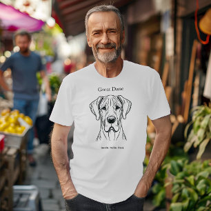 Camiseta Grande Retrato Dane