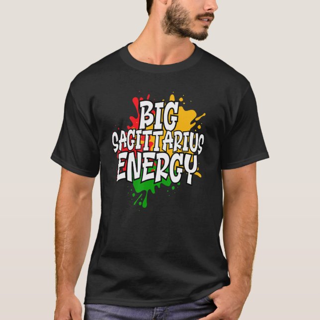 Camiseta Grande Sagitário Energia Zodiac (Frente)