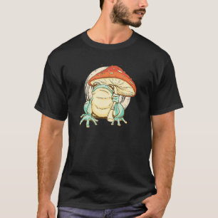 Camiseta Grande Sapo Com Gráfico De Guarda-Chuva De Cogumel