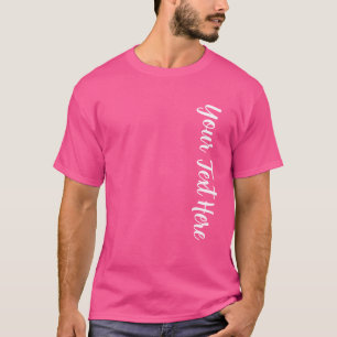 Camiseta Grande Script de Texto de Fonte Significa Moderno,