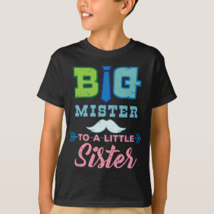 Camiseta Grande Senhor para uma Irmãozinha Irmã Grande Ide