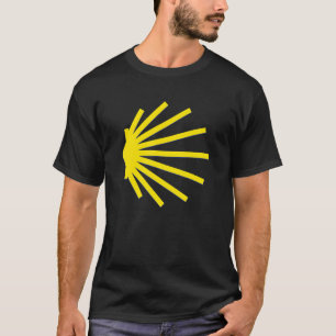 Camiseta Grande Shell Amarelo Santiago De Compostela