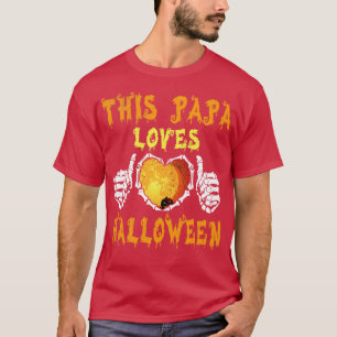 Camiseta Grande Skeleton Bone Mãos Este Papa ama Hall