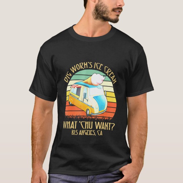 Camiseta Grande Sorvete De Vermes O Que Chu Quer (Frente)
