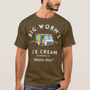 Camiseta Grande Sorvete De Vermes Que Quer Los Angeles CA H