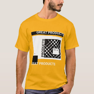 Camiseta grande t-shirt dos produtos