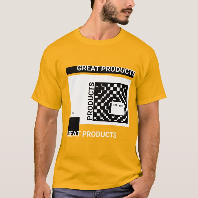 Camiseta grande t-shirt dos produtos (Frente)