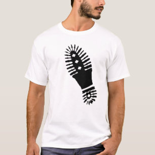 Camiseta Grande) t-shirt preto de Bootprint (
