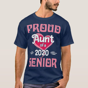 Camiseta Grande Tia Orgulhosa De Um Mais velho 2020 No Dia