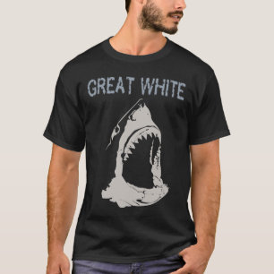 Camiseta Grande tubarão branco