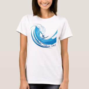 Camiseta Grande Wave Navegando Meia Lua Bay