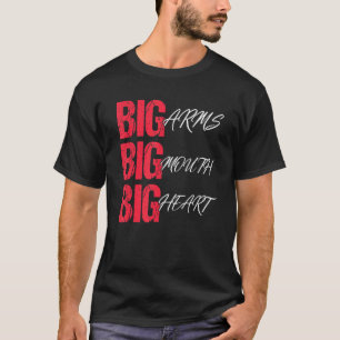 Camiseta Grandes Braços Grandes Boca Grandes Cardíacos Home