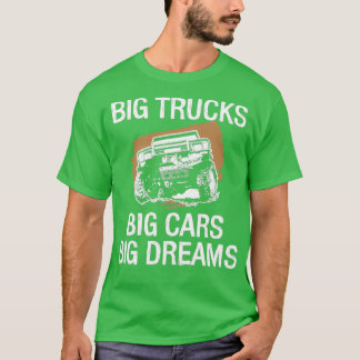 Camiseta Grandes Caminhões Grandes Carros Grandes Sonhos Ca